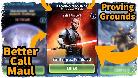 With the TIE Defender being on the nerf radar, that is THREE NERFS IN A ROW. . Swgoh proving grounds guide